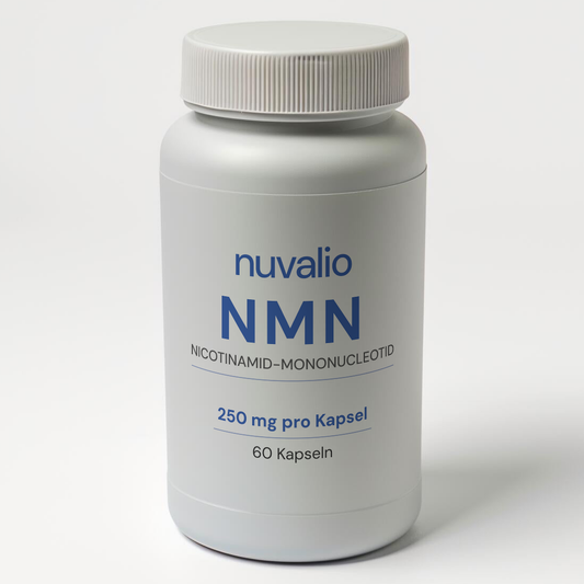Nuvalio NMN 250mg Kapseln mit Uthever Rohstoff, 60 Kapseln Flasche