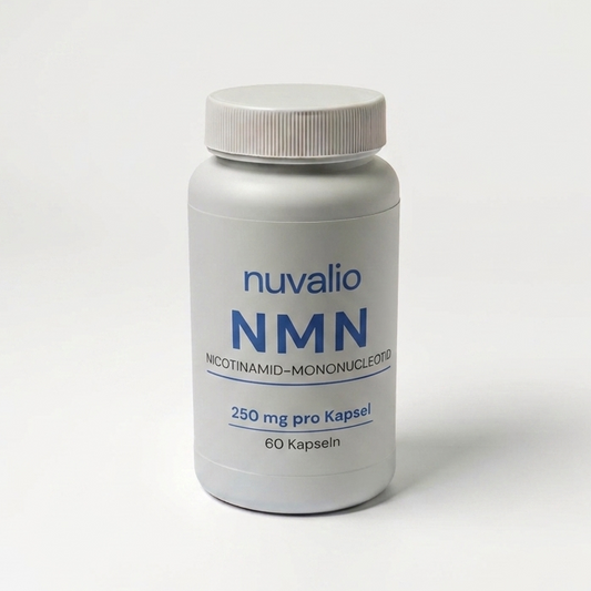 Nuvalio NMN 250mg Kapseln mit Uthever Rohstoff, 60 Kapseln Flasche